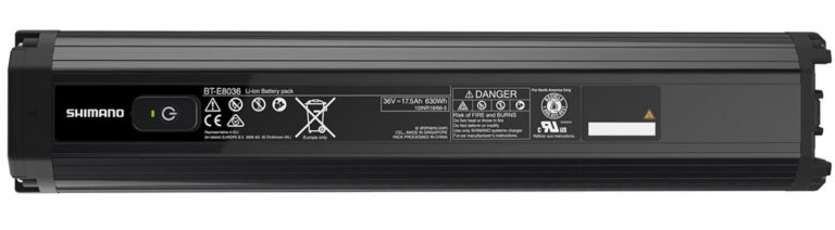 Shimano Batterie STEPS BT-E8036 630Wh intégrée