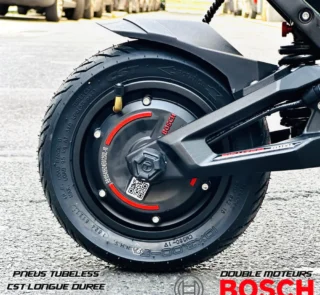 Trottinette electrique fighter mini pro moteurs Bosch pneus tubeless.webp